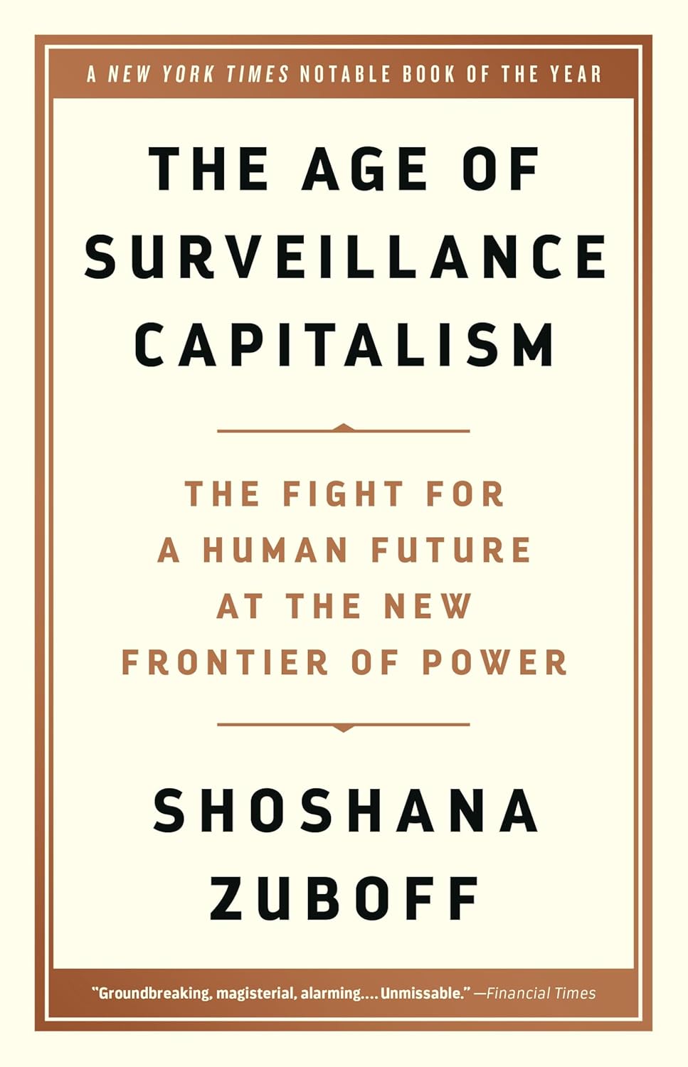 Cover: The Age of Surveillance Capitalism