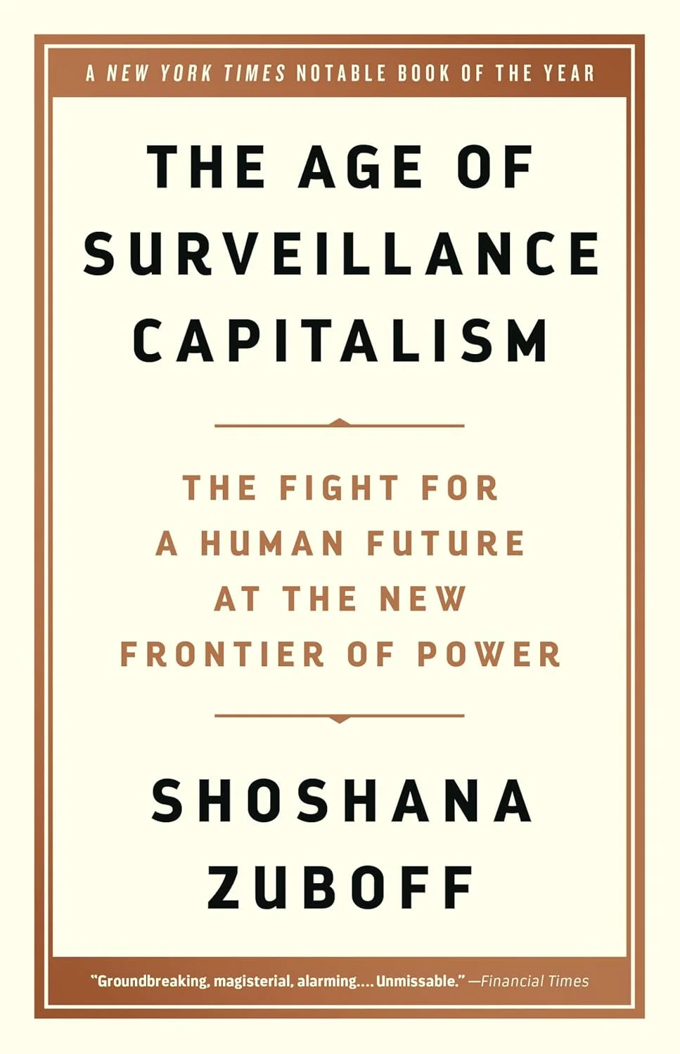 Cover: The Age of Surveillance Capitalism